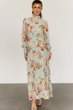 Luciana Maxi Dress | Sage Multi