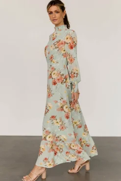 Luciana Maxi Dress | Sage Multi