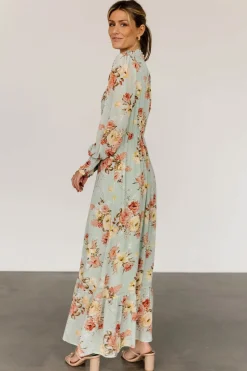 Luciana Maxi Dress | Sage Multi