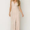 Lucienne Shimmer Maxi Gown | Ivory