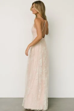 Lucienne Shimmer Maxi Gown | Ivory