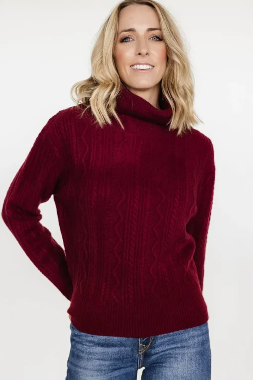 Luxembourg Sweater | Oxblood