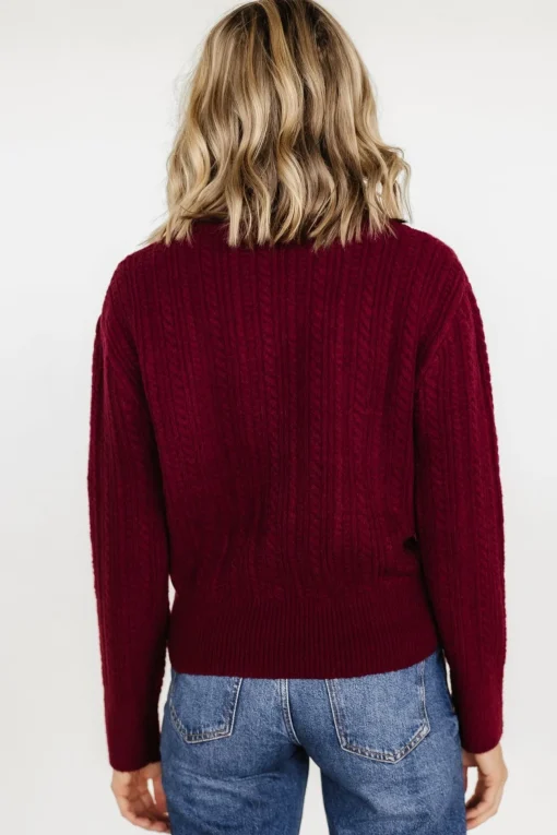 Luxembourg Sweater | Oxblood