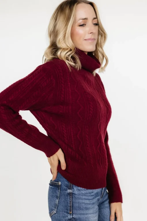 Luxembourg Sweater | Oxblood