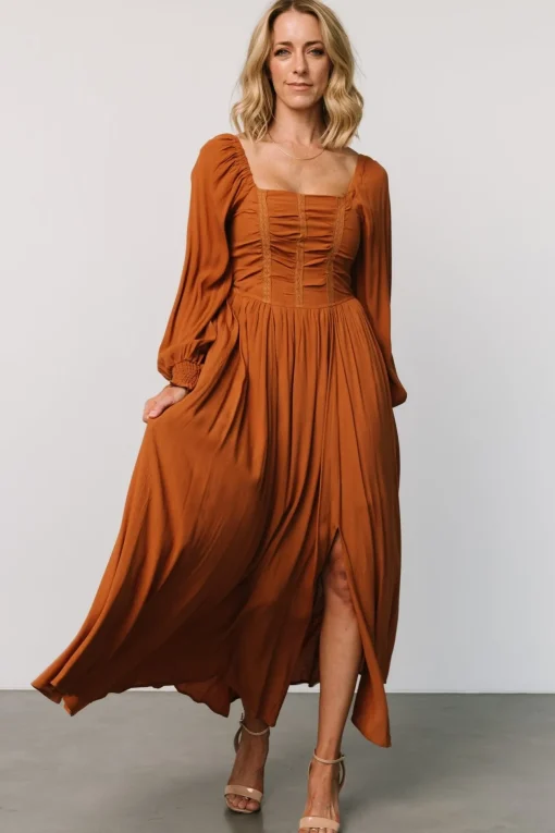 Maddalena Maxi Dress | Camel