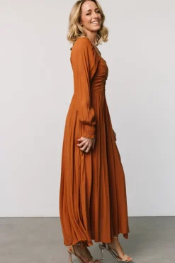 Maddalena Maxi Dress | Camel