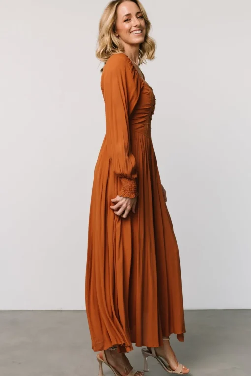 Maddalena Maxi Dress | Camel