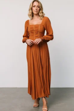 Maddalena Maxi Dress | Camel