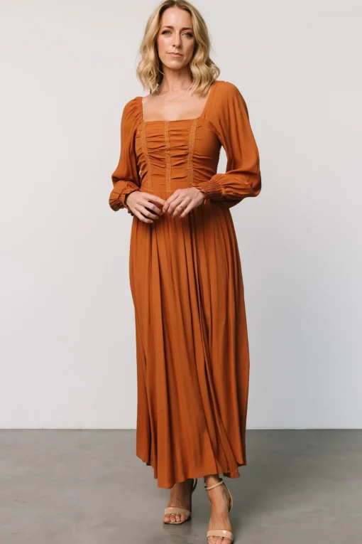 Maddalena Maxi Dress | Camel
