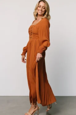 Maddalena Maxi Dress | Camel