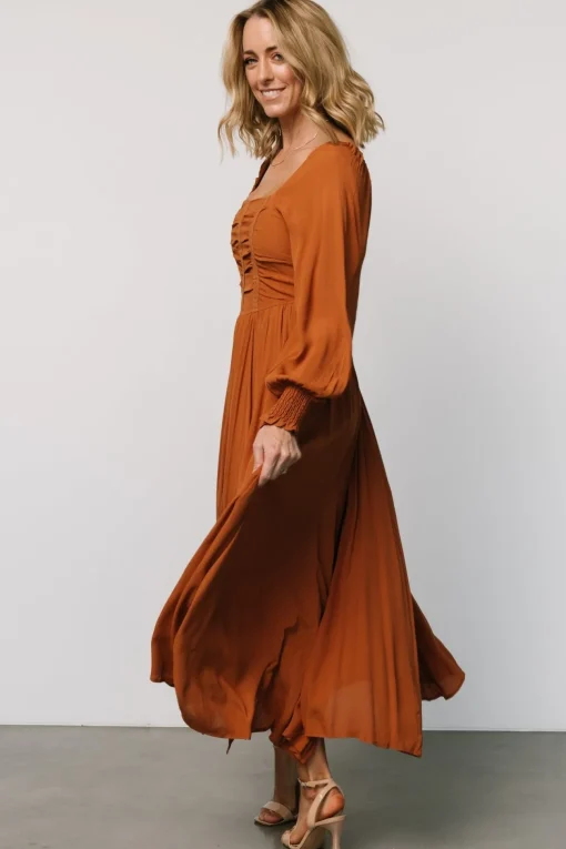 Maddalena Maxi Dress | Camel