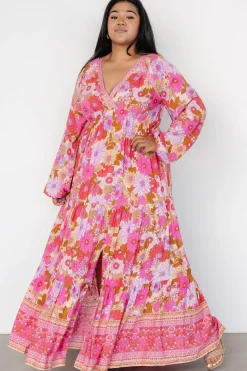 Malena Maxi Dress | Pink Multi