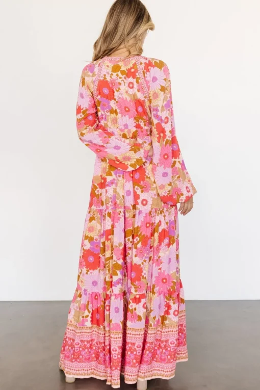 Malena Maxi Dress | Pink Multi