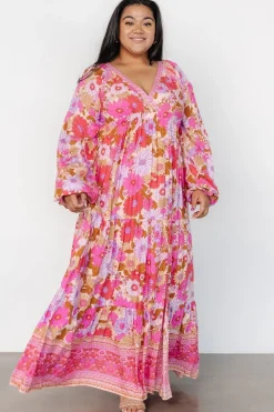 Malena Maxi Dress | Pink Multi