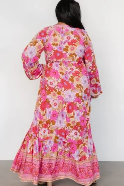 Malena Maxi Dress | Pink Multi