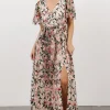 Marseille Embossed Maxi Dress | Rose Garden