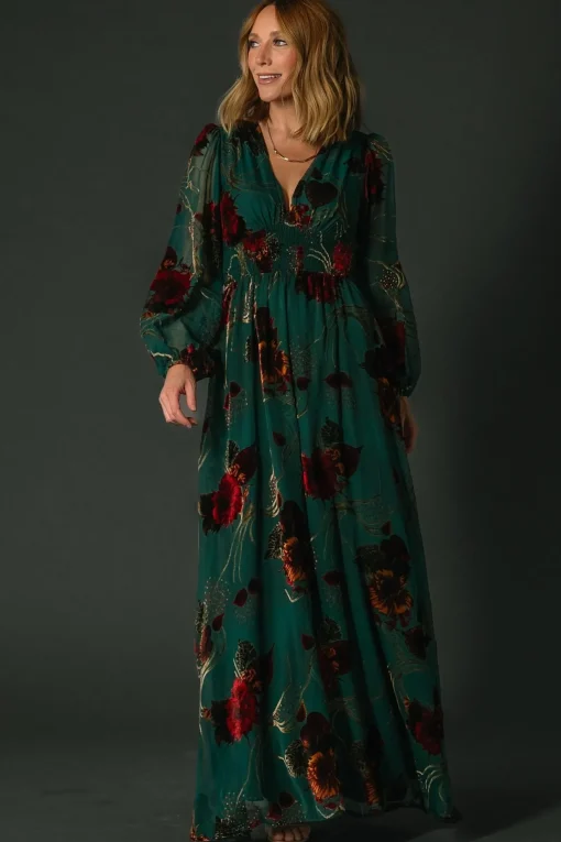 Mikla Maxi Dress | Jade Multi