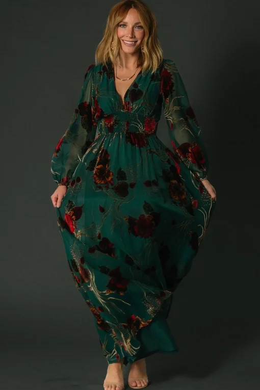 Mikla Maxi Dress | Jade Multi