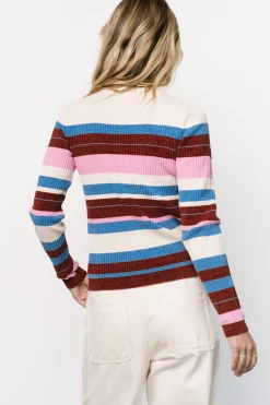 Milwaukee Striped Sweater | Orchid Multi