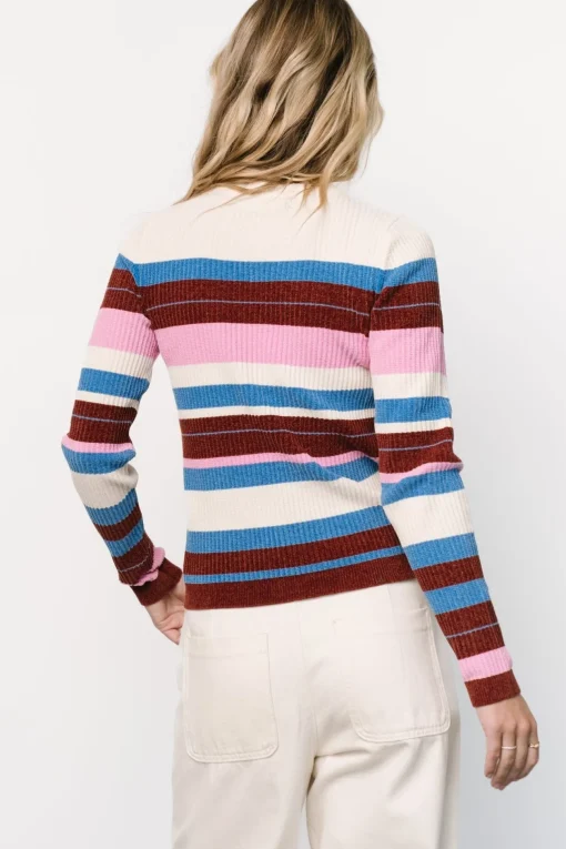 Milwaukee Striped Sweater | Orchid Multi