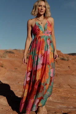 Miramar Maxi Dress | Multi Print