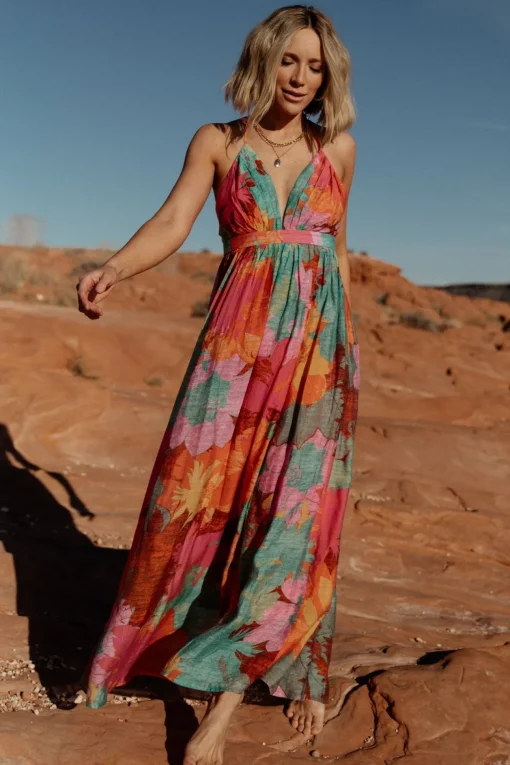 Miramar Maxi Dress | Multi Print