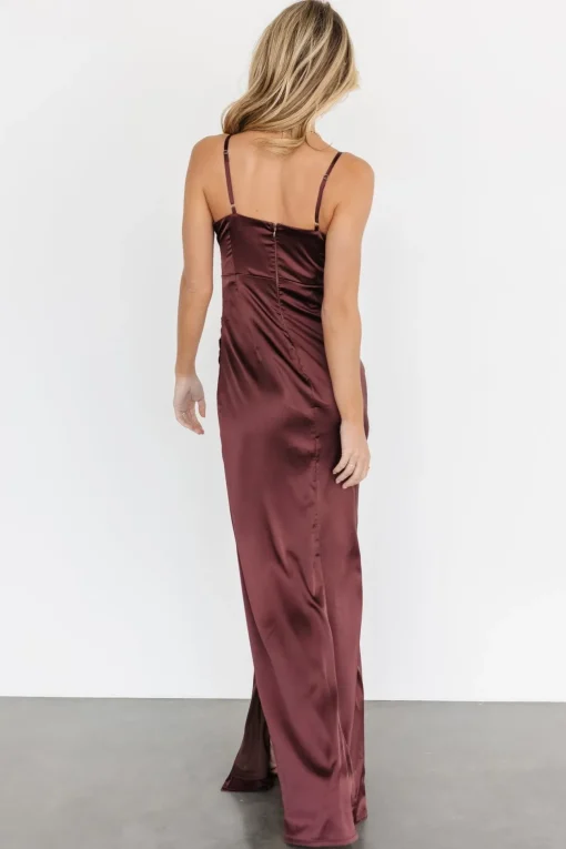 Monet Satin Gown | Clove