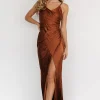 Monet Satin Gown | Spice