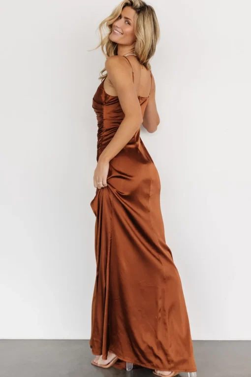 Monet Satin Gown | Spice