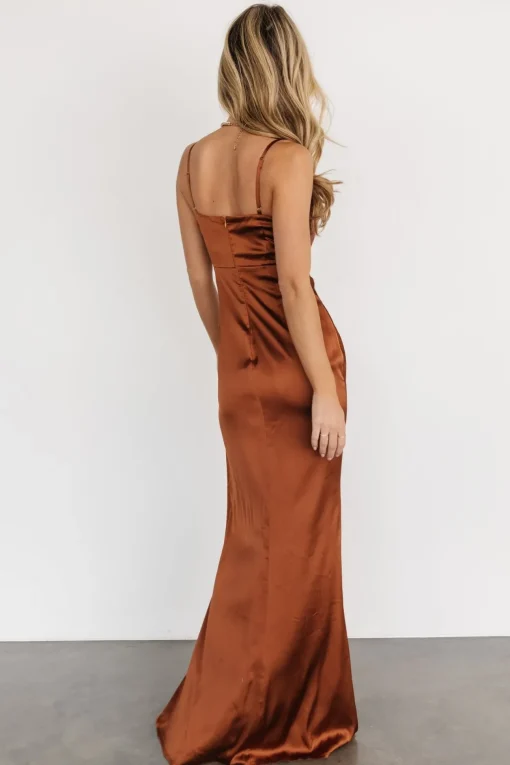Monet Satin Gown | Spice
