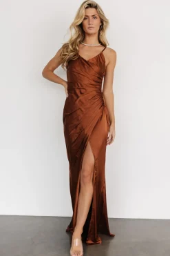 Monet Satin Gown | Spice
