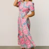 Myers Dress | Blue + Pink Floral