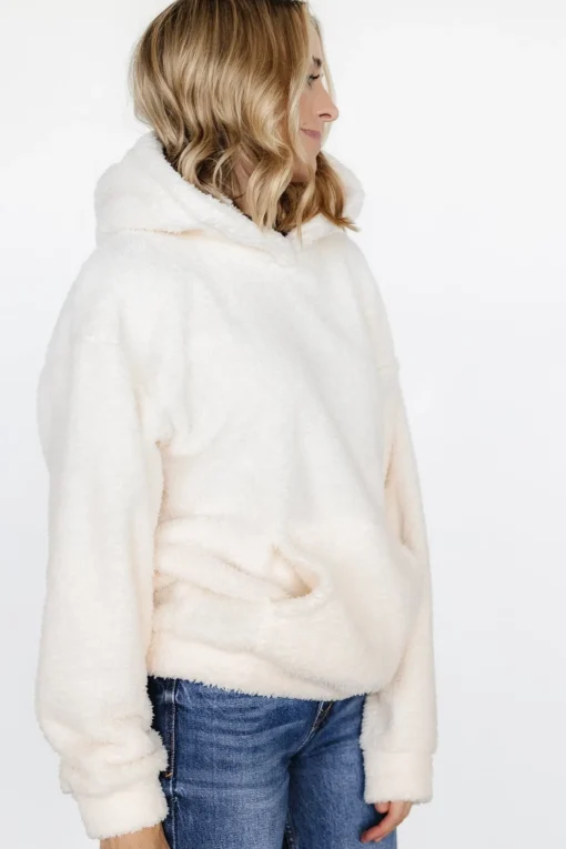Neve Teddy Hoodie | Cream