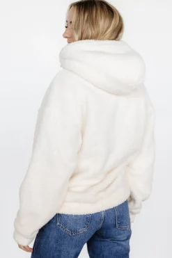 Neve Teddy Hoodie | Cream