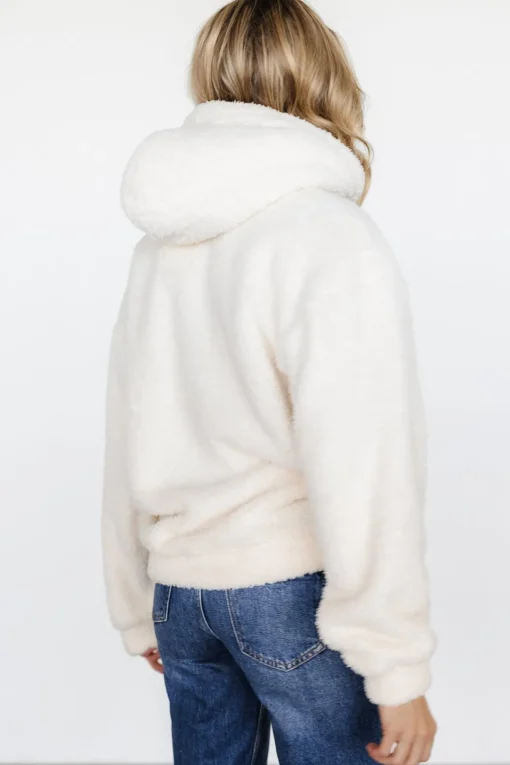 Neve Teddy Hoodie | Cream