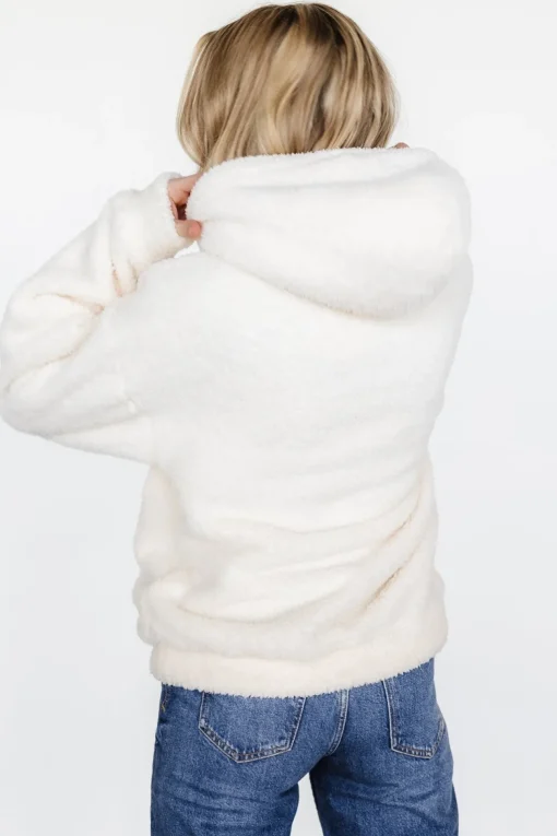 Neve Teddy Hoodie | Cream