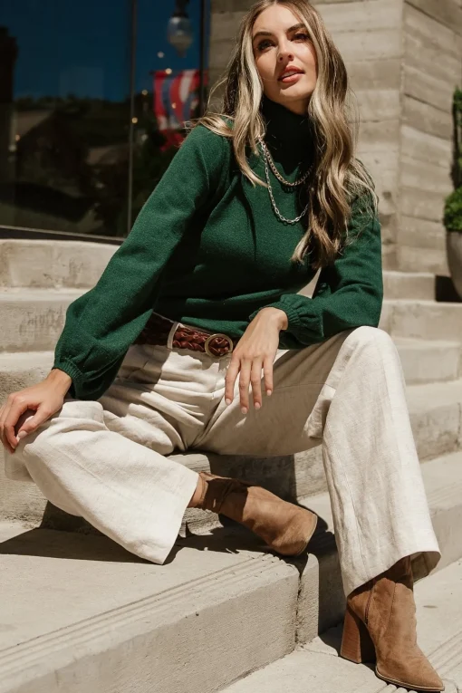 Nielsen Turtleneck Sweater | Emerald