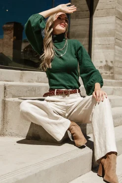 Nielsen Turtleneck Sweater | Emerald