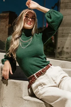 Nielsen Turtleneck Sweater | Emerald