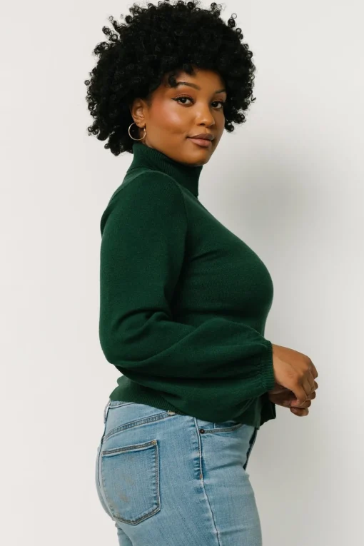 Nielsen Turtleneck Sweater | Emerald