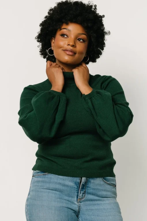 Nielsen Turtleneck Sweater | Emerald