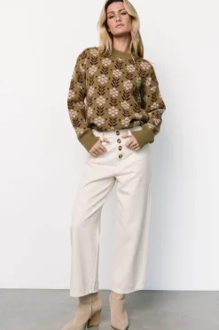 Norris Sweater | Olive Multi Floral