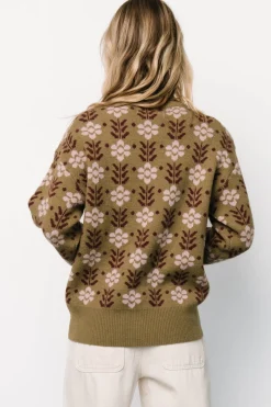 Norris Sweater | Olive Multi Floral