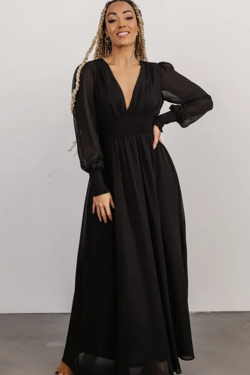 Olivia Maxi Dress | Black