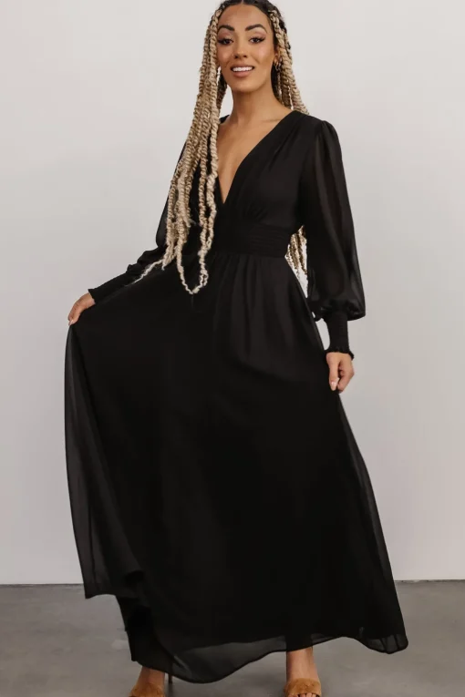 Olivia Maxi Dress | Black