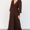 Olivia Maxi Dress | Dark Brown