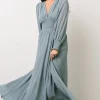 Olivia Maxi Dress | Dusty Blue