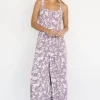 Palisades Tank Jumpsuit | Lavender Print