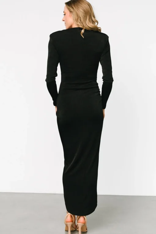 Pierce Shimmer Gown | Black
