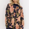Polly Sweater | Navy Multi Floral